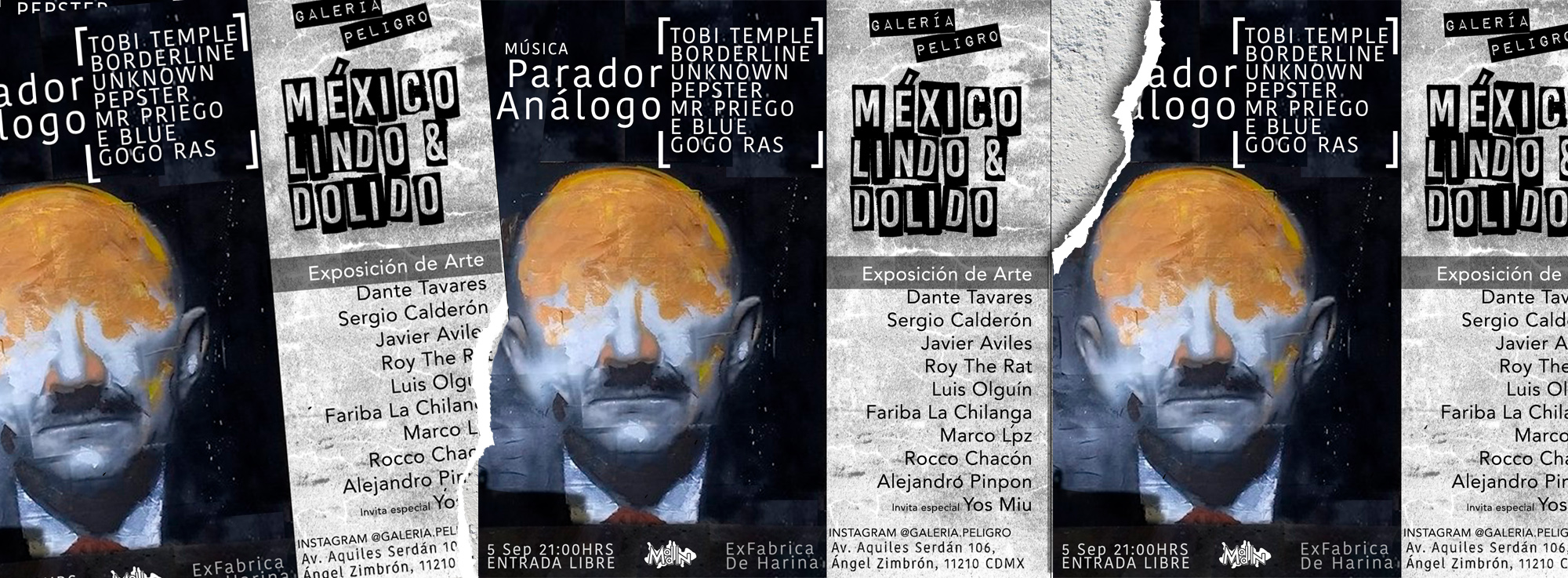 mexico lindo y dolido galeria peligro colectivo mad in fb cover