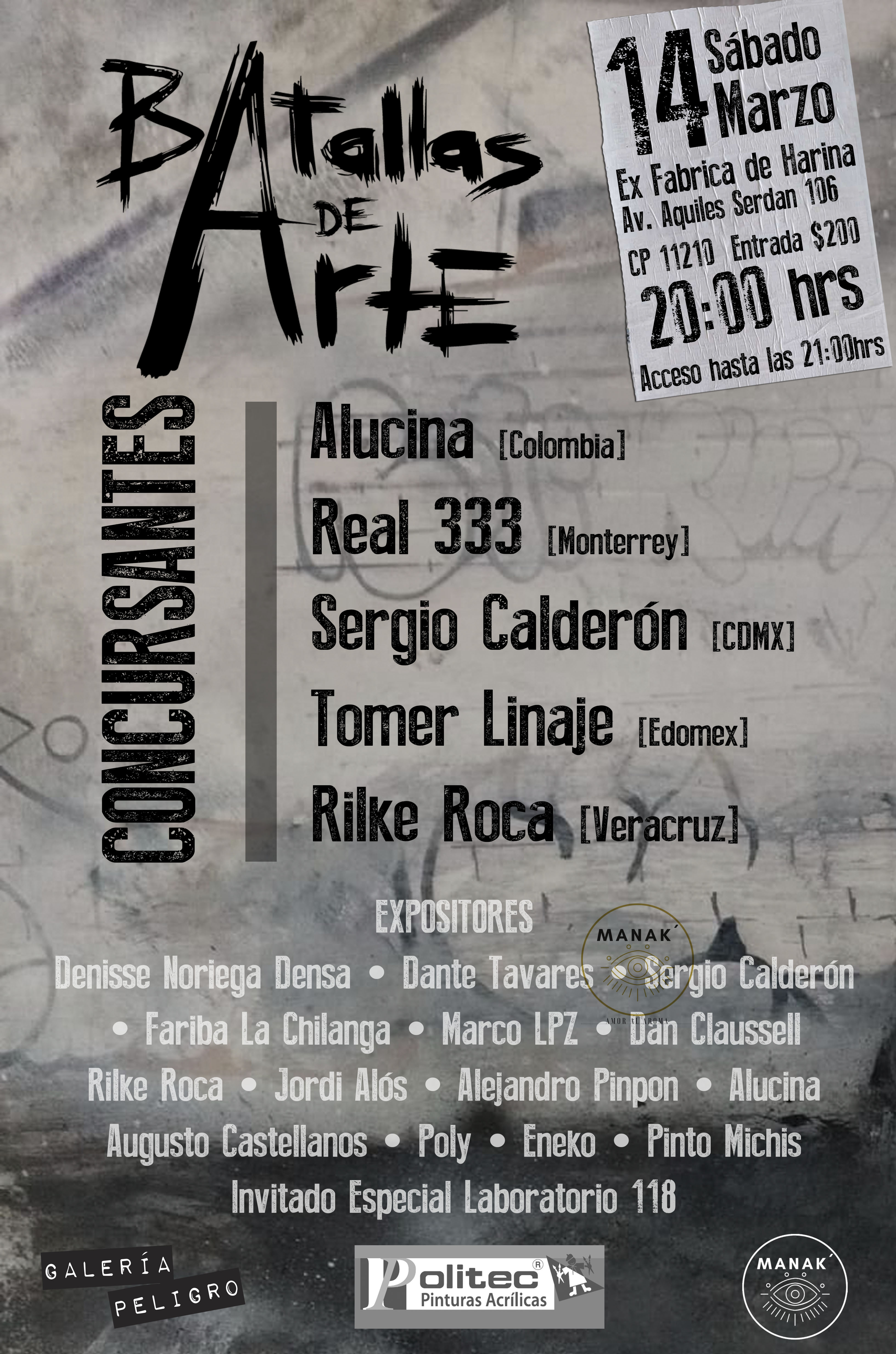 batallas de arte cartel